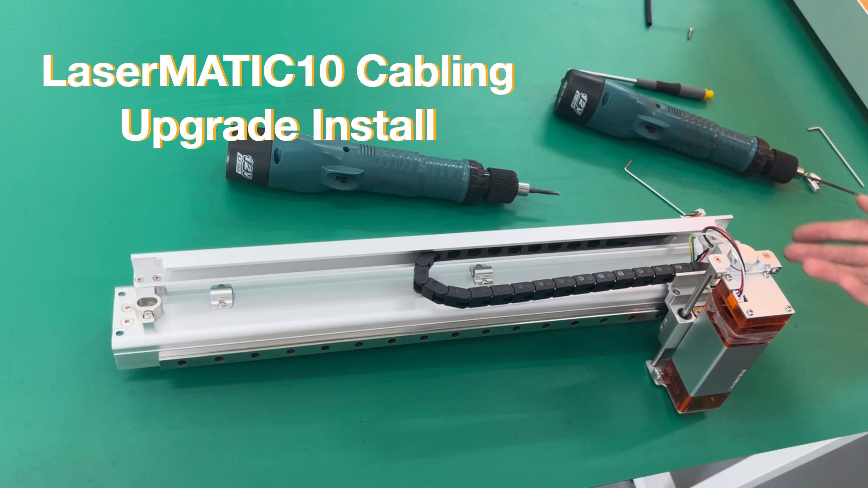 Load video: LaserMATIC10 cabling upgrade installation video