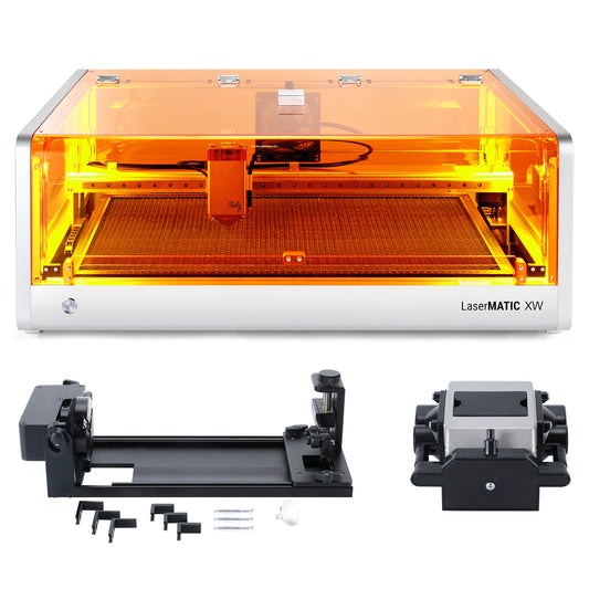 [PREORDER] LaserMATIC Mk2 XW, with 24'' x 15.3'' Work Area (610 x 390mm), Available in 10W, 20W and 30W Configurations