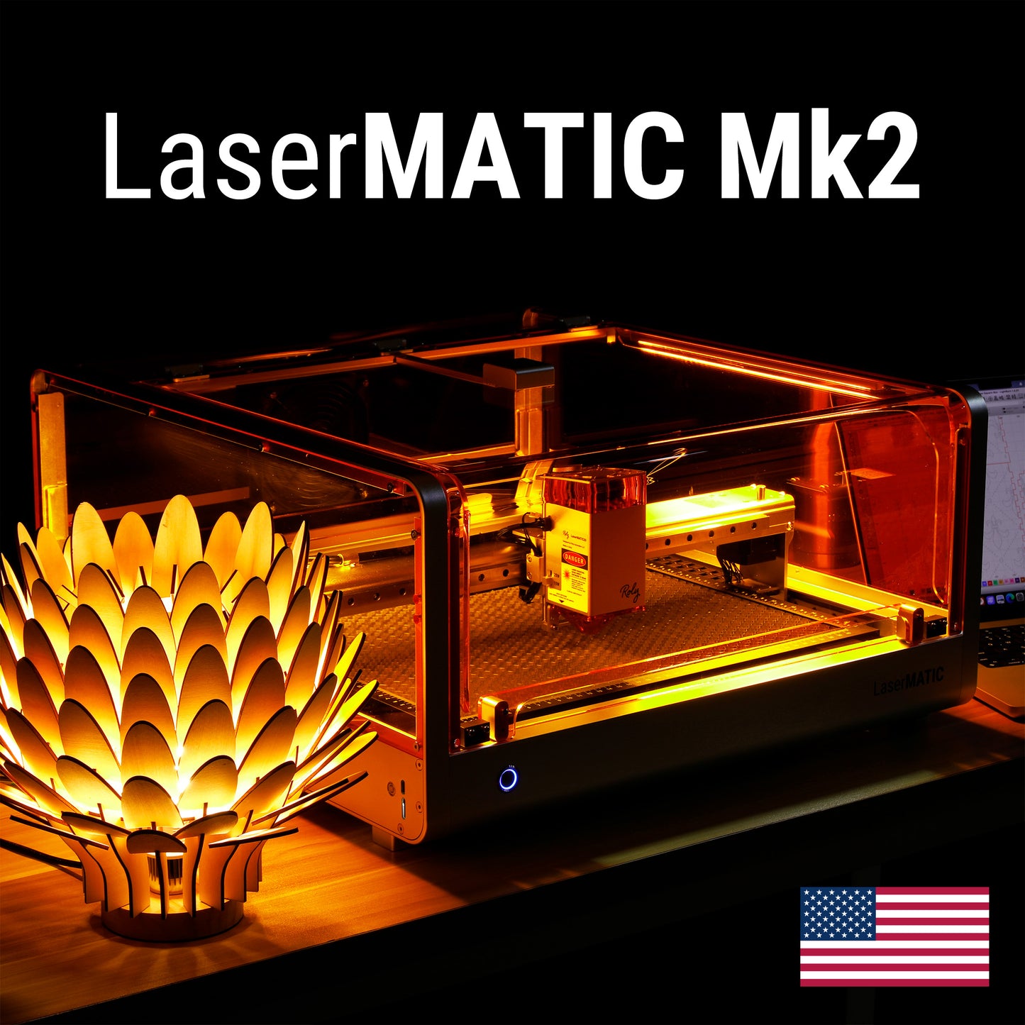 LaserMATIC Mk2, Diode Laser Engraver Available in 10W, 20W and 30W Configurations