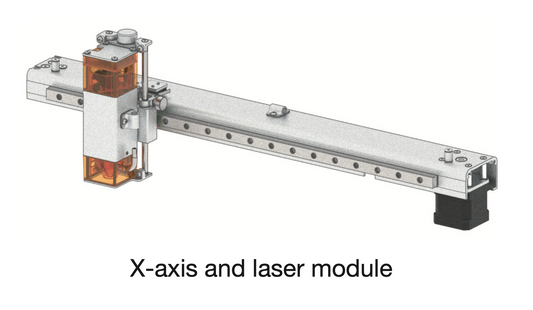 Replacement X-axis for LaserMATIC10 (Mk1)